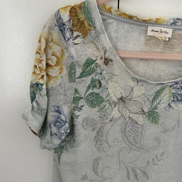 Anthropologie Floral Tee - Picture 2 of 3
